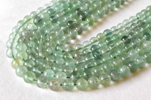 8mm Green Fluorite Beads, Gemstone Beads For Necklace, Crystal Beads Jewelry