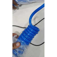 Polyurethane Hose - High-quality Rubber Material, Customized Size Available, Vibrant Blue Color, Durable For Industrial Applications