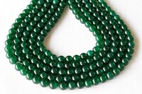 8mm Green Jade Beads, Gemstone Beads for Necklace ,Crystal Beads Jewelry