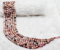 8mm Pink Opal Beads, Gemstone Beads for Necklace, Crystal Beads Jewelry