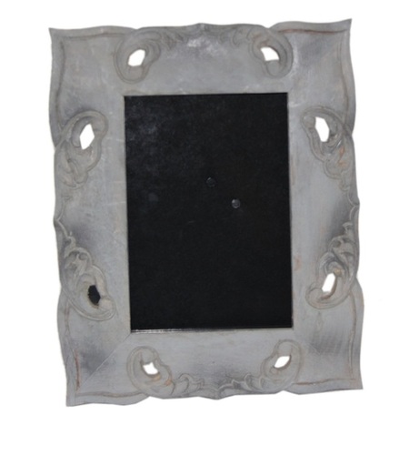 27 Cm Wooden Design Corner Photo Frame - Color: Different Colors Available