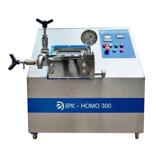 Silver 1000 Lph Milk Homogenizer Machine