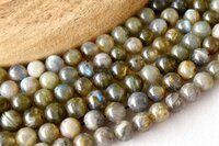 8mm Labradorite Beads,  Gemstone Beads for Necklace, Crystal Beads Jewelry