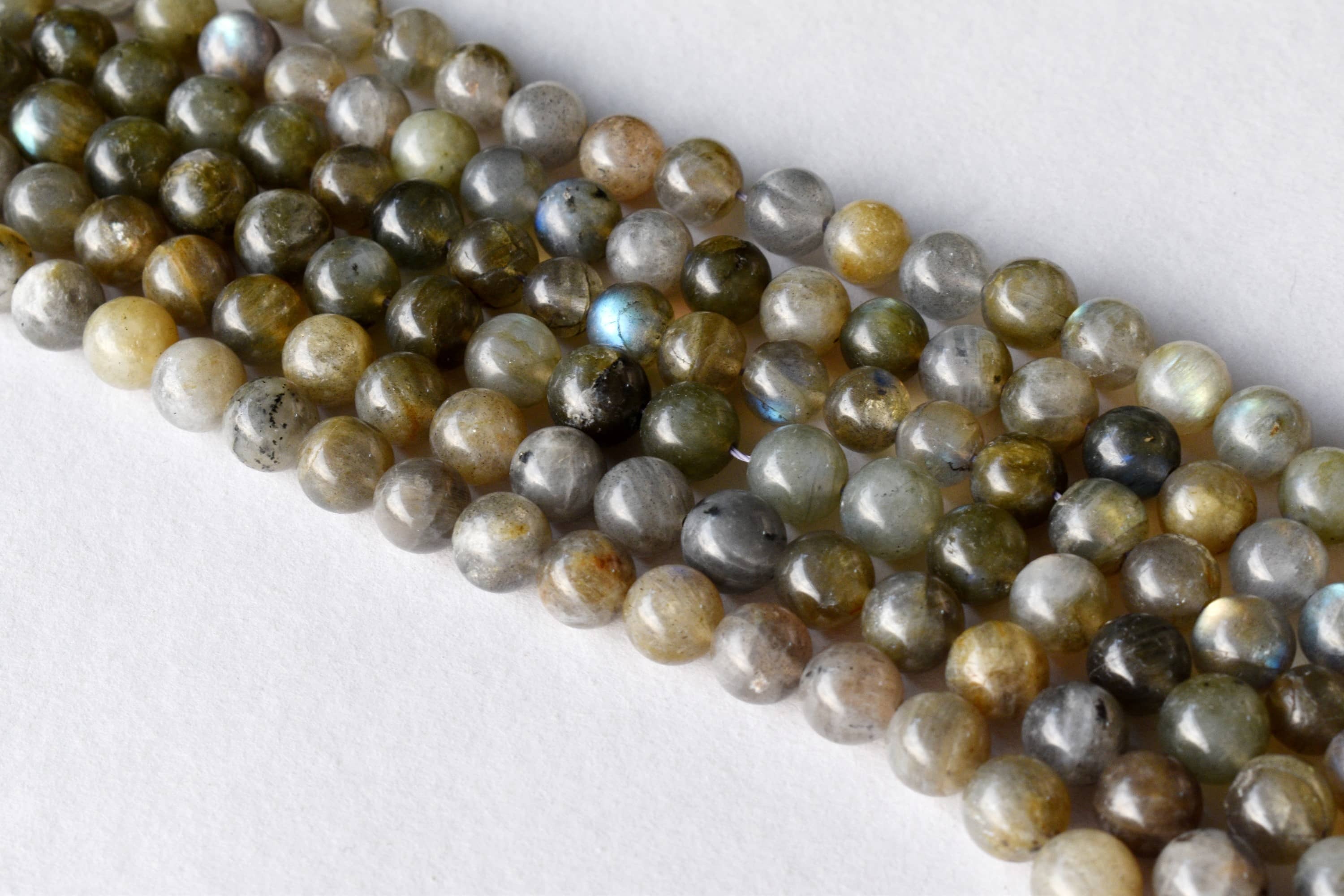 8mm Labradorite Beads,  Gemstone Beads for Necklace, Crystal Beads Jewelry