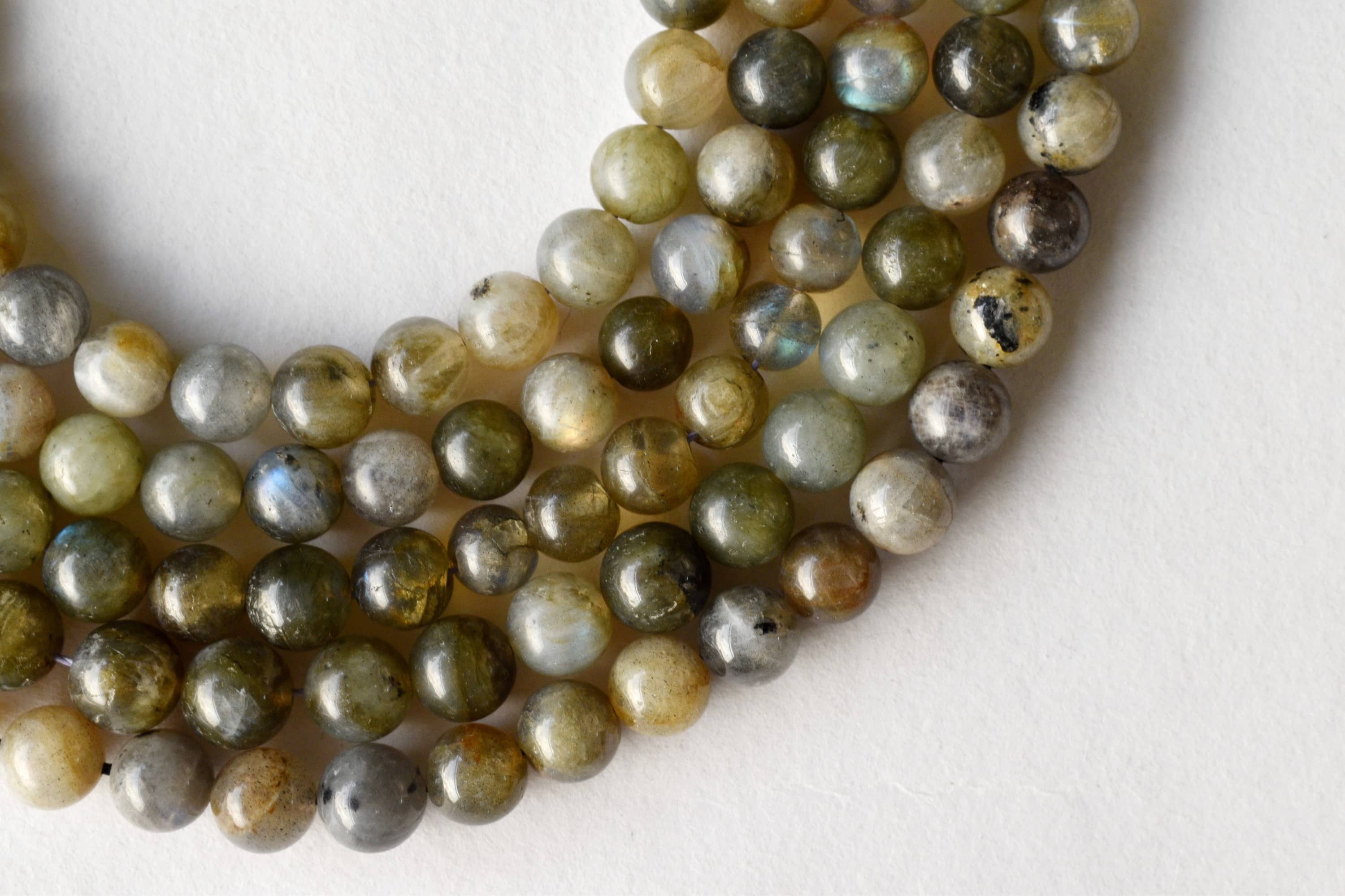 8mm Labradorite Beads,  Gemstone Beads for Necklace, Crystal Beads Jewelry