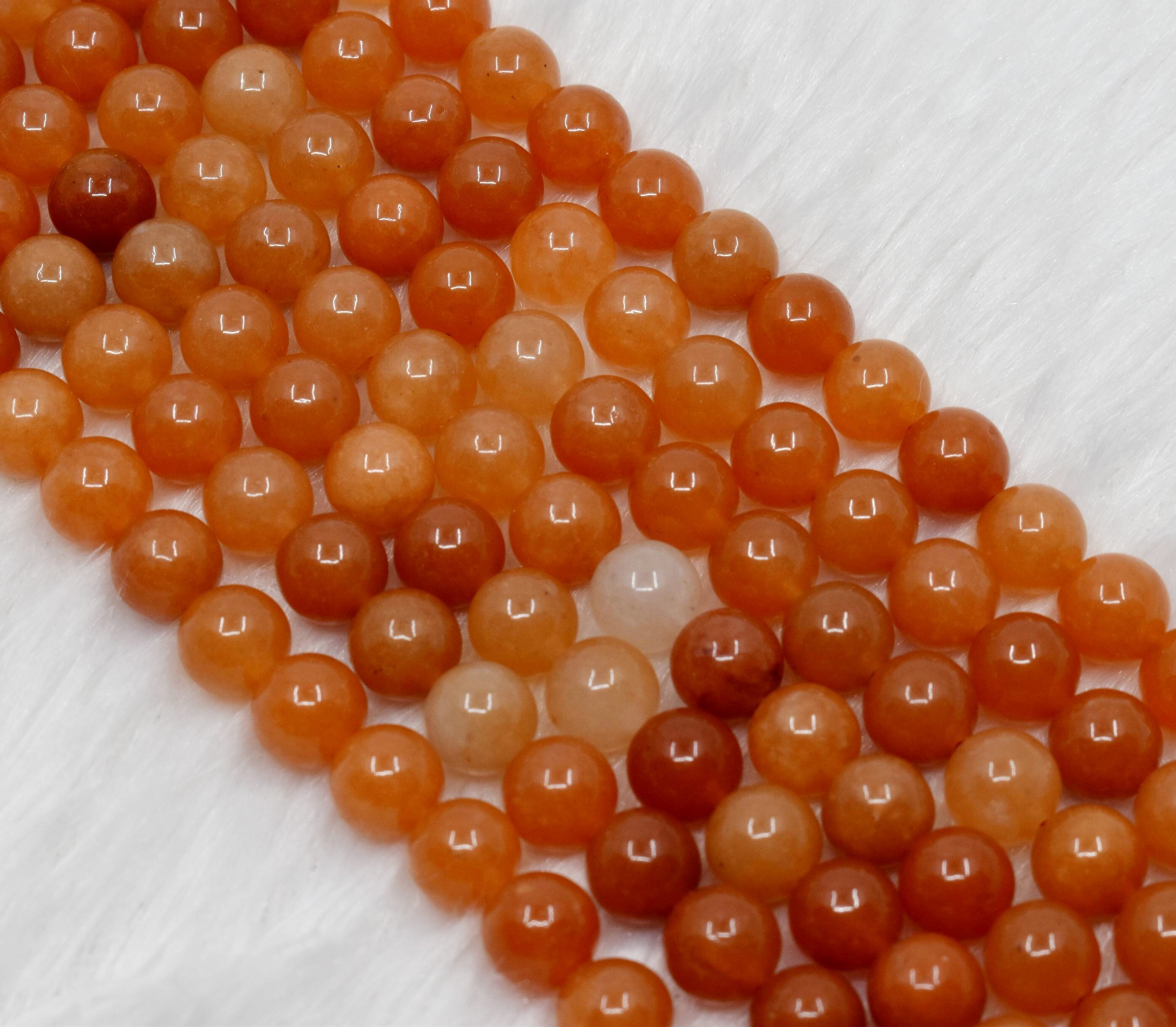 8mm Red Aventurine Beads, Gemstone Beads for Necklace, Crystal Beads Jewelry