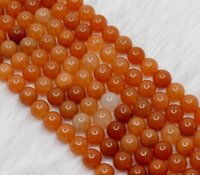 8mm Red Aventurine Beads, Gemstone Beads for Necklace, Crystal Beads Jewelry