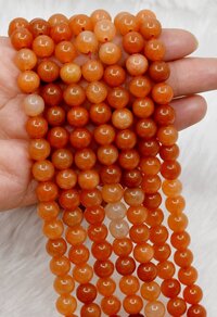 8mm Red Aventurine Beads, Gemstone Beads for Necklace, Crystal Beads Jewelry