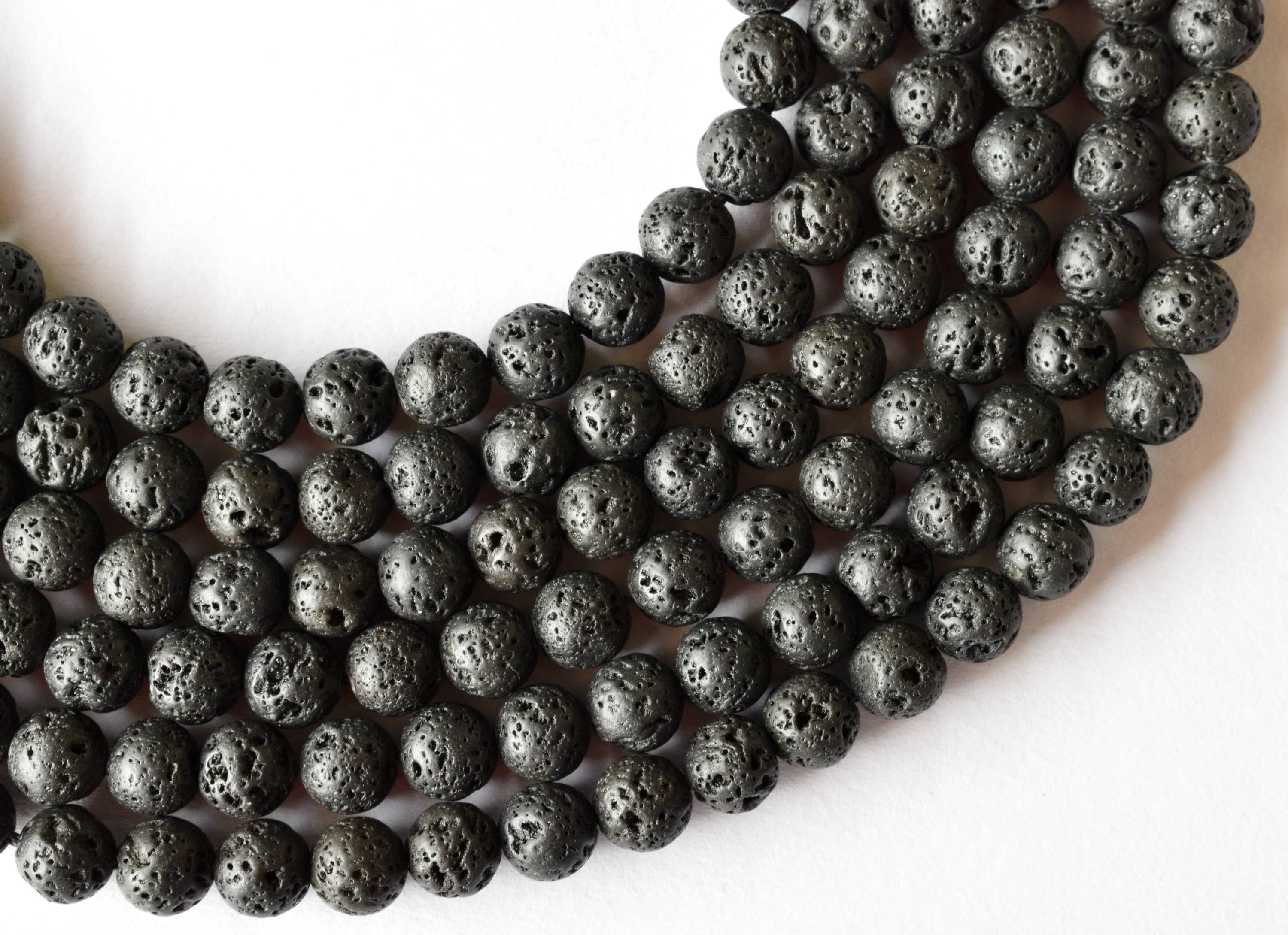 8mm Lava Beads, Gemstone Beads for Necklace ,Crystal Beads Jewelry