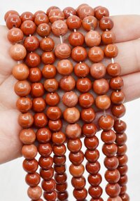 8mm Red Jasper Beads, Gemstone Beads for Necklace ,Crystal Beads Jewelry