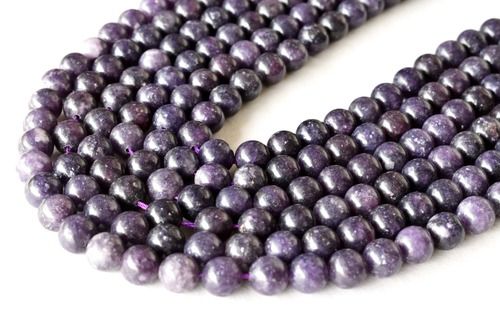 8mm Lepidolite Beads, Gemstone Beads for Necklace ,Crystal Beads Jewelry