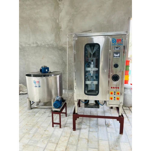 Silver Ss Milk Pouch Packing Machine