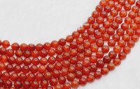 8mm Red Onyx Beads, Gemstone Beads for Necklace, Crystal Beads Jewelry