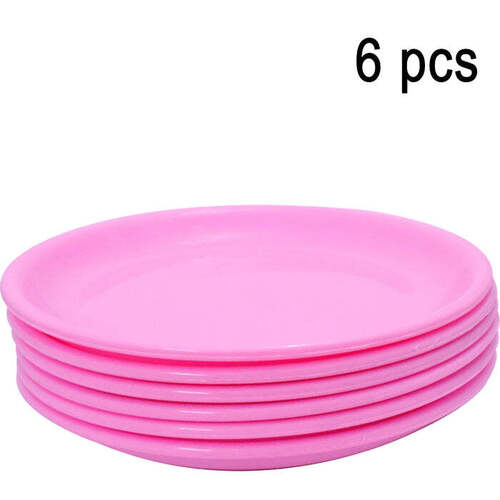 ROUND SHAPED MINI SOUP PLATES / DISHES - 6 PCS