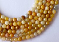 8mm Yellow Aventurine Beads, Gemstone Beads for Necklace, Crystal Beads Jewelry