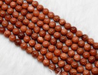 8mm Red Sandstone  Beads, Gemstone Beads for Necklace, Crystal Beads Jewelry