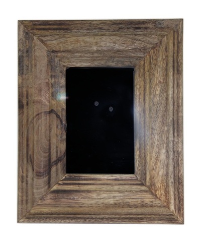 27 cm Wooden Natural Finish Photo Frame