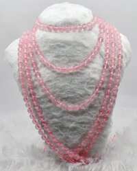 8mm Rose Quartz Beads, Gemstone Beads for Necklace, Crystal Beads Jewelry