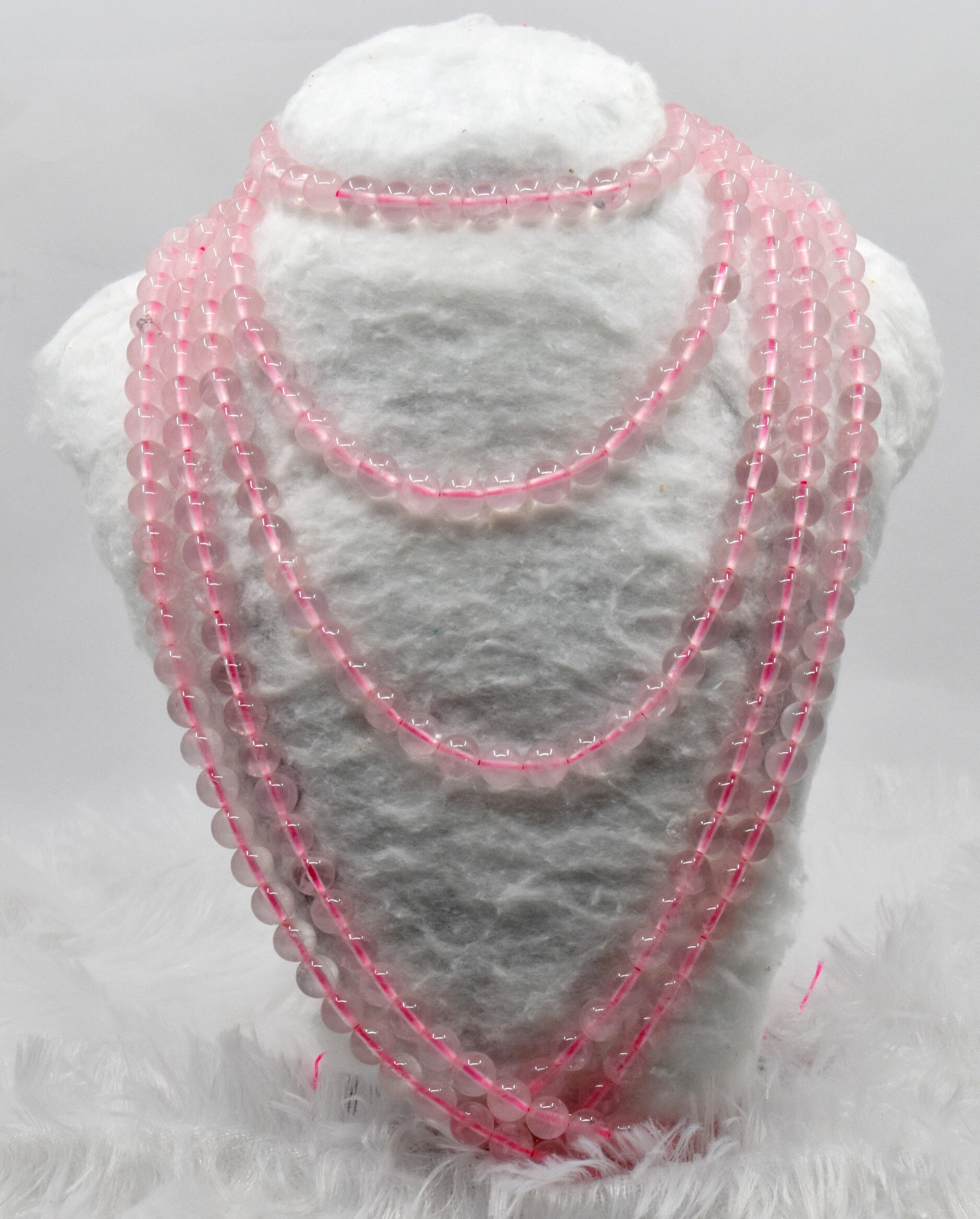 8mm Rose Quartz Beads, Gemstone Beads for Necklace, Crystal Beads Jewelry