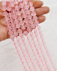 8mm Rose Quartz Beads, Gemstone Beads for Necklace, Crystal Beads Jewelry