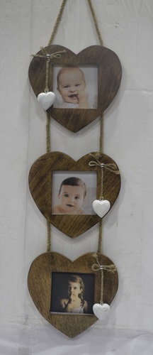 10 Inch Wooden Hanging Photo Frame