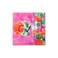 Pareo Embroidery - Embroidered Cotton Blend Fabric | Multicolor Patterned Design