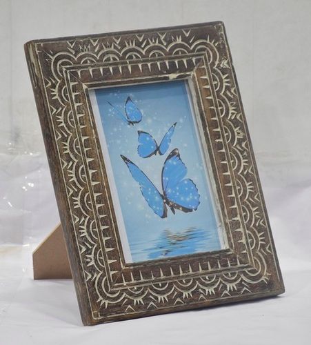 11 Inch Wooden Painted Photo Frame