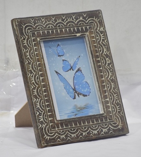 11 Inch Wooden Painted Photo Frame