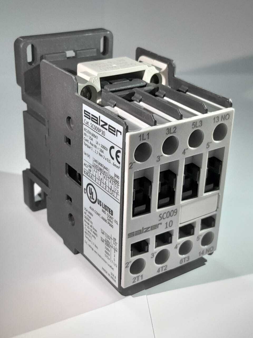 CONTACTOR 9A 3POLE SC009P30 - SALZER