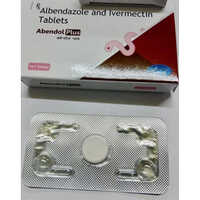 Ivermectin Albendazole Tablets - 10 Tablets Per Strip, Antiparasitic Medication For Adults And Children, Effective Treatment For Worm Infestations