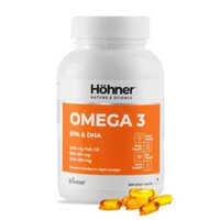 Omega 3 Capsule - 60 Capsules, Fish Oil Omega-3 Fatty Acids (dha 120 Mg, Epa 180 Mg) | Supports Heart Health, Brain Function, Overall Well-being