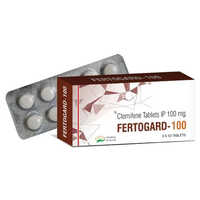 Fertogard 100mg Tablets - Clomiphene Citrate 100mg, White Round Film-coated, Pack Of 10 | Ovulation Disorder Treatment