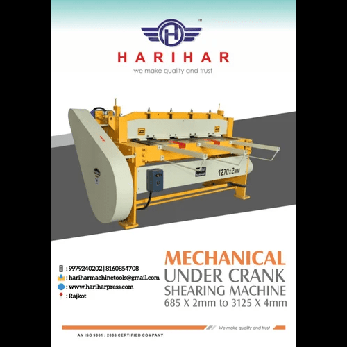 Mechanical Shearing Machine 1270X 2 MM