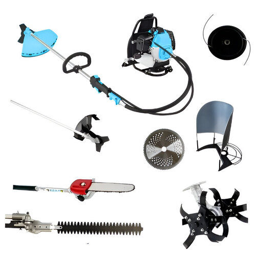 4 Stroke Backpack Brush Cutter with 6 in 1 Mutli Accessories