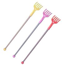 Khujli Massager Stick - Stainless Steel, 45x4x2cm | 16 Inch Long Massager Stick, Itching Stick, Back Scratcher, Manual Hand Massager