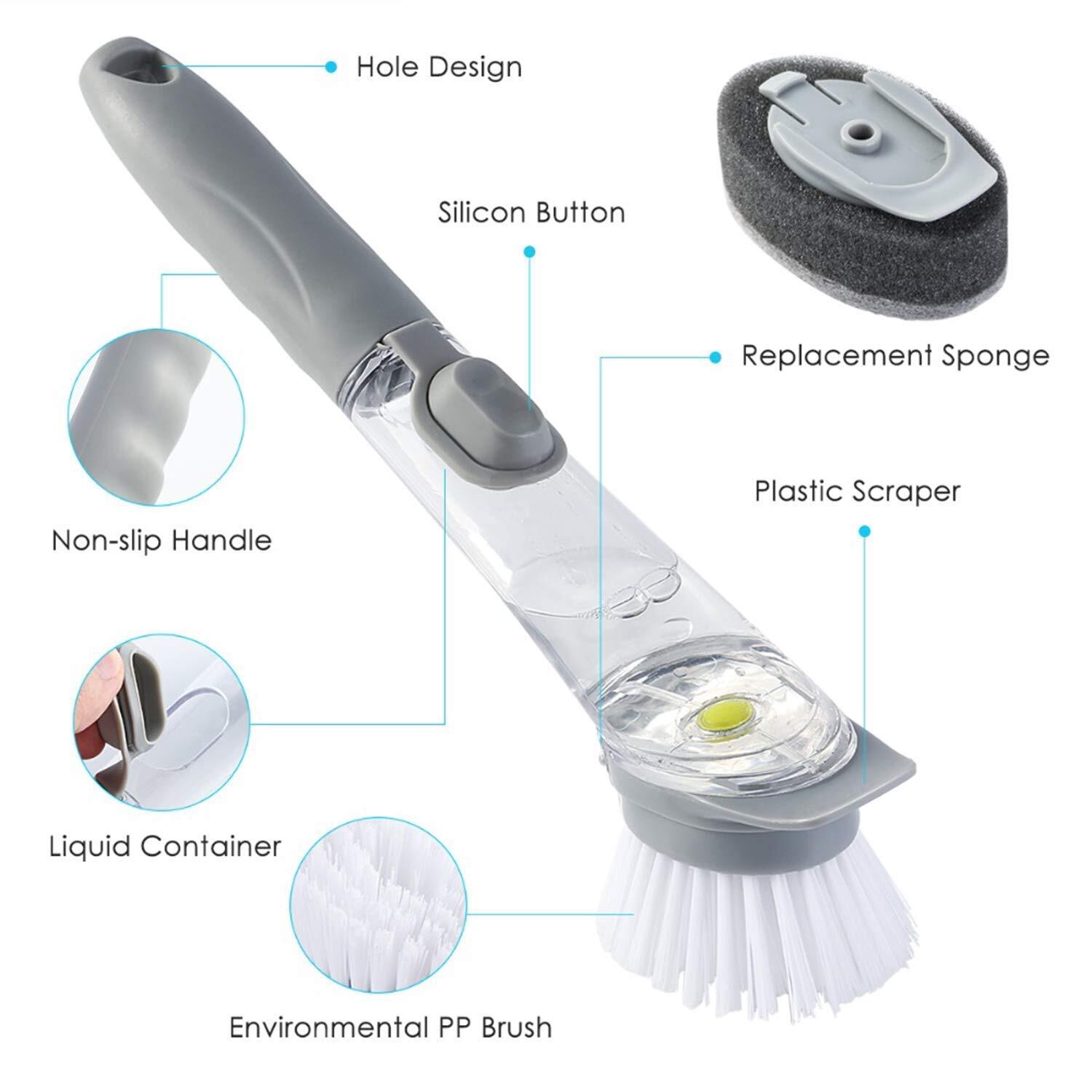 DECONTAMINATION CLEANING BRUSH SCRUBBER