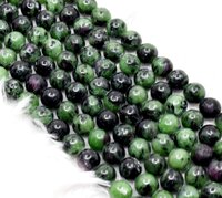 8mm Ruby Zosite Beads ,Gemstone Beads for Necklace, Crystal Beads  Jewelry