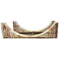 Wooden Saddle - High-quality Pine Wood, Custom Color Options, Polished Nautical Design | Handcrafted Elegance For Home Or Office Decor