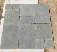 Tandur Grey Natural Indian Limestone Paving Slabs Outdoor Garden Walkway Patio Pack Pavers landscaping Stone French Pattern Tile