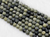 8mm Seraphinite Beads, Gemstone Beads for Necklace, Crystal Bead