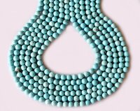 8mm Turquoise Howlite Beads, Beads for Necklace, Gemstone, Jewelry