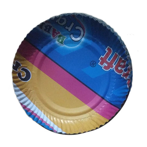 Printed Paper Plate - Color: As Per Requirement