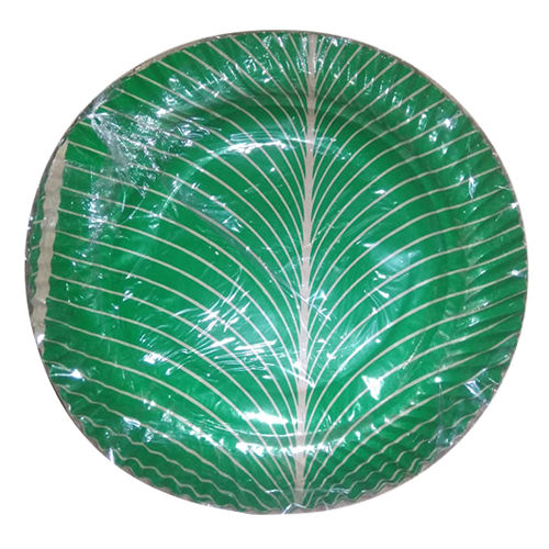 Green Paper Plate