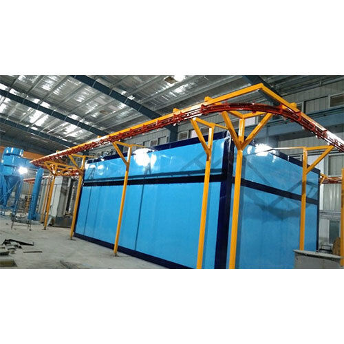 Blue Ground Mounted Curing Oven