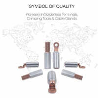 Bimetallic Cable Lugs - Copper And Aluminium, Tin Coated Finish, Pre-drilled Terminal Socket | Ideal For Cable Termination, Low Contact Resistance, High Insulation Resistance