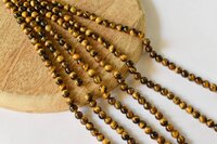 8mm Tiger Eye Beads, Beads for Necklace, Gemstone , Jewelry