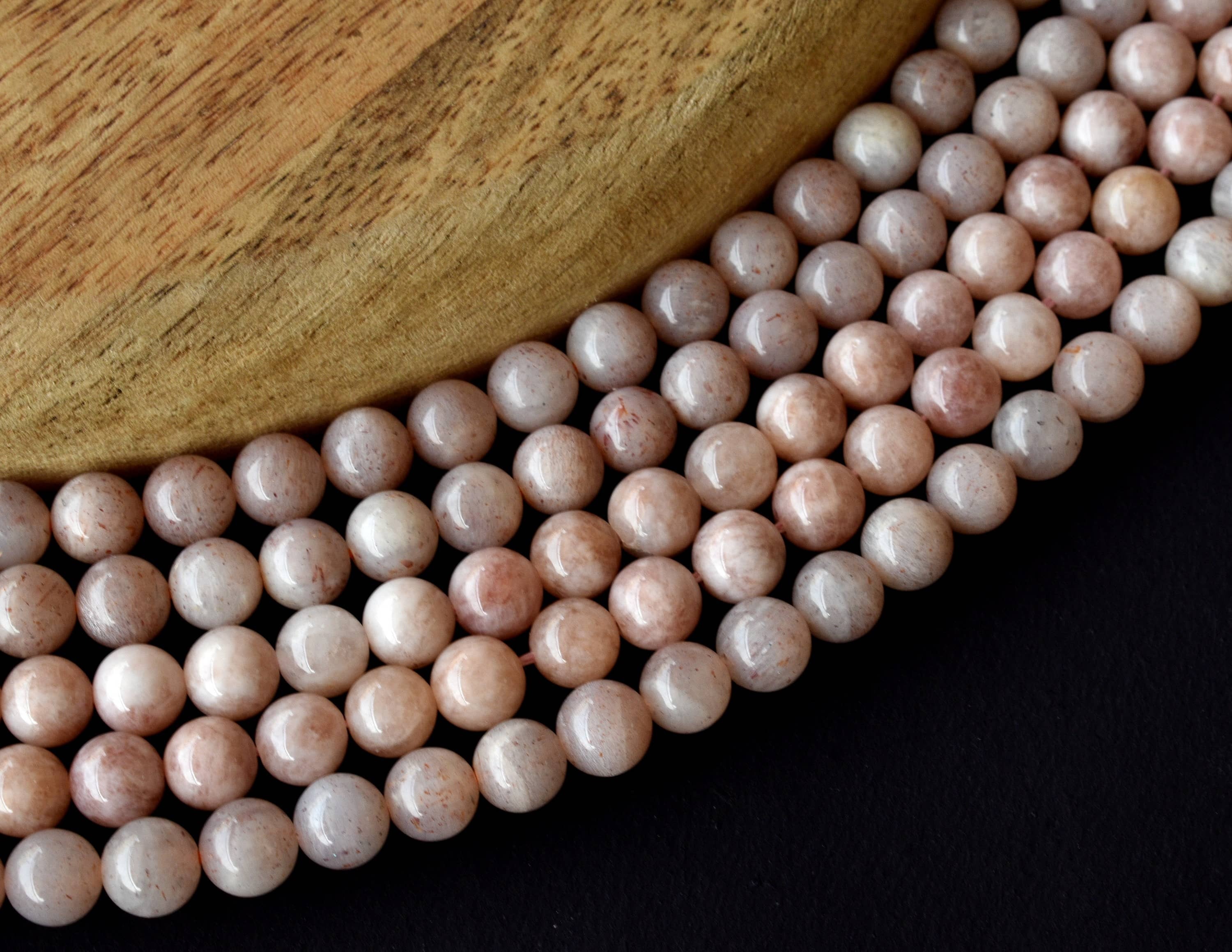 8mm Sunstone Beads, Beads for Necklace, Gemstone , jewelry