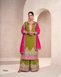 SHARARA SUITS  PREMIUM SILK