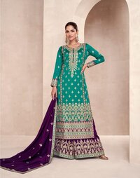SHARARA SUITS  PREMIUM SILK