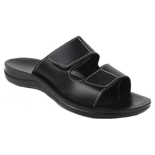 Different Available Mens Pu Black Sandal